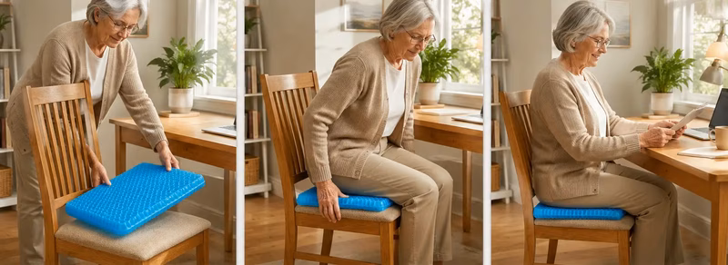 Vivelan Seat Cushion in use