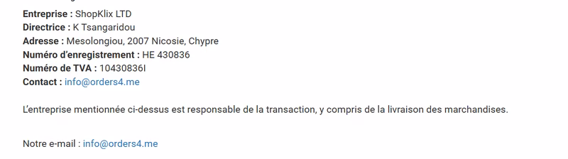Mentions Legales